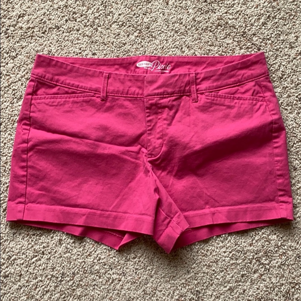 Women’s Old Navy Pink Pixie Shorts Size 8